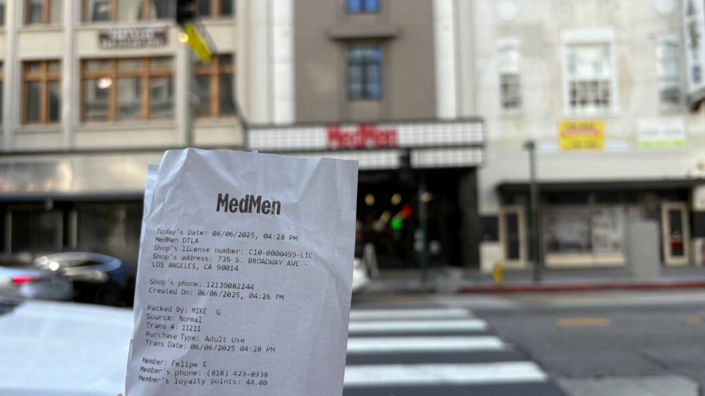 MedMen es una cadena de dispensarios con tres sucursales en Los Ángeles. Este es su local en el Downtown. FOTO: María José Aguilar / EL COMERCIO 2025. 