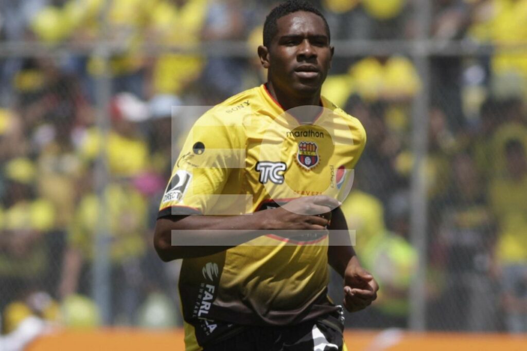 Jairo Campos con la camiseta de Barcelona SC en el 2013.